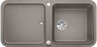 Мойка Blanco Yova XL 6S SILGRANIT серый бежевый клапан-автомат InFino 523602