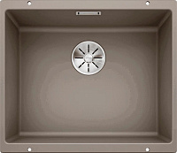 мойку Blanco SUBLINE 500-U SILGRANIT серый бежевый клапан-автомат InFino 523439