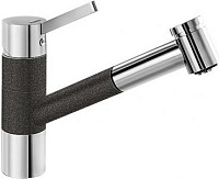 Смеситель Blanco Tivo-S chrome/Silgranit антрацит 517610