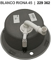 Мойка Бланко Riona 45 черный 526095 фото 1 Мойка Blanco Riona 45 черный 526095 фото 1