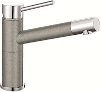 Смеситель Blanco Alta compact chrome/Silgranit жемчужный 520729
