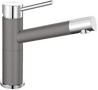 Смеситель Blanco Alta compact chrome/Silgranit темная скала 518810