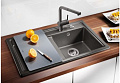 Мойка Blanco Zenar 45 S антрацит чаша справа клапан-автомат InFino 519251 фото 3