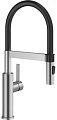 Смеситель Blanco Sonea-S Flexo нержавеющая сталь матовая 526616 фото 1