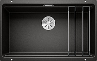 Мойка Blanco Etagon 700-U Silgranit черный клапан-автомат InFino 525891