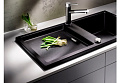 Смеситель Blanco Alta-S compact chrome/Silgranit кофе 515334 фото 4