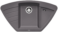 Мойка Blanco Zia 9E темная скала чаша справа 518950