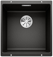Мойка Blanco SUBLINE 400-U SILGRANIT черный клапан-автомат InFino 525990