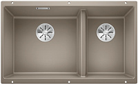 Мойка Blanco SUBLINE 430/270-U серый бежевый клапан-автомат InFino 523158