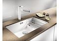 Мойка Blanco SUBLINE 700-U Level SILGRANIT темная скала чаша слева клапан-автомат InFino 523539 фото 7