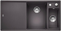 Мойка Blanco AXIA III 6 S-F темная скала чаша справа клапан-автомат InFino 523484 фото 1