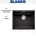 Мойка BLANCO SUBLINE 500-U Silgranit черный клапан-автомат InFino 525995 фото 6