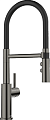 Смеситель Blanco Catris-S Flexo сатин темная сталь 527731 фото 1