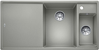 Мойка Blanco AXIA III 6 S жемчужный чаша справа клапан-автомат InFino 523465