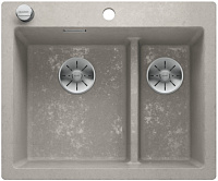 Мойка Blanco PLEON 6 Split SILGRANIT PuraDur бетон клапан-автомат InFino 525308