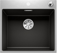 Мойка Blanco SUBLINE 500-IF/A черный клапан-автомат InFino 525999
