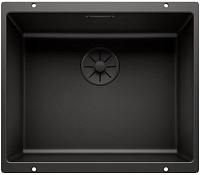 Мойка Blanco SUBLINE 500-U SILGRANIT черный клапан-автомат InFino 526340