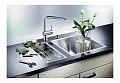 Мойка Blanco Zerox 180-IF/N нержавеющая сталь полированная клапан-автомат InFino 521566 фото 2