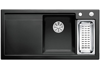 Мойка Blanco Axon II 6 S черный чаша справа клапан-автомат InFino 524149