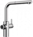 Смеситель Blanco EVOL-S Volume рычаг управления справа нержавеющая сталь 525211 фото 1
