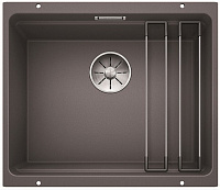 мойку Blanco Etagon 500-U SILGRANIT PuraDur темная скала клапан-автомат InFino 522228