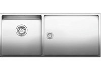 Мойка Blanco Claron 400/550-T-U чаша слева нержавеющая сталь полированная 521601