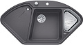 Мойка Blanco DELTA II темная скала чаша справа клапан-автомат InFino 523657 фото 1