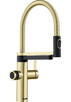 Смеситель 3-в-1 Blanco EVOL-S Pro Filter золото 527430