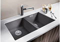 Мойка Blanco SUBLINE 350/350-U SILGRANIT белый клапан-автомат InFino 523578 фото 2