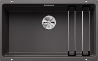 мойку Blanco Etagon 700-U SILGRANIT PuraDur темная скала клапан-автомат InFino 525168