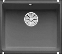 Мойка Blanco SUBLINE 500-U базальт клапан-автомат InFino 523739
