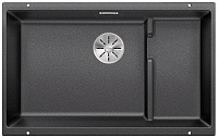 Мойка Blanco SUBLINE 700-U Level SILGRANIT антрацит чаша слева клапан-автомат InFino 523538