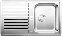 Мойка Blanco Classic PRO 45 S-IF InFino® нержавеющая сталь полированная клапан-автомат InFino 523661
