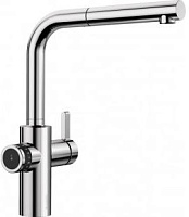 Смеситель Blanco EVOL-S Volume рычаг управления справа хром 525210