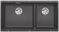 мойку Blanco SUBLINE 480/320-U темная скала клапан-автомат InFino 523585