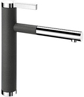 Смеситель Blanco Linee-S Silgranit темная скала 518804