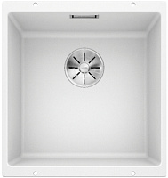 Мойка Blanco SUBLINE 400-U SILGRANIT белый клапан-автомат InFino 523426