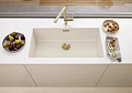Набор декоративных элементов Blanco C-overflow и InFino® Satin Gold (две чаши) 203477 фото 3