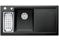 Мойка Blanco Axon II 6 S черный чаша слева клапан-автомат InFino 524150 фото 1
