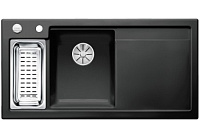 Мойка Blanco Axon II 6 S черный чаша слева клапан-автомат InFino 524150