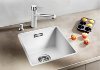 Мойка Blanco SUBLINE 320-F белый клапан-автомат InFino 523419