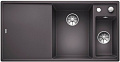 Мойка Blanco AXIA III 6 S-F темная скала чаша справа клапан-автомат InFino 523490 фото 1