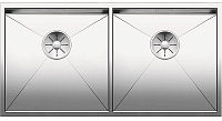 Мойка Blanco Zerox 400/400-IF/N нержавеющая сталь полированная клапан-автомат InFino 521619