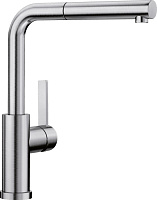 Смеситель Blanco Lanora-F нержавеющая сталь матовая 526179