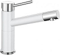 Смеситель Blanco Alta compact chrome/Silgranit белый 515317 фото 1