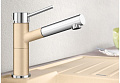 Смеситель Blanco Alta-S compact chrome/Silgranit кофе 515334 фото 5