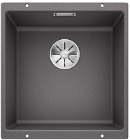 Мойка Blanco SUBLINE 400-U SILGRANIT темная скала клапан-автомат InFino 523423