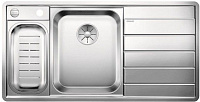 Мойка Blanco Axis III 6 S-IF нержавеющая сталь полированная чаша справа клапан-автомат InFino 522105