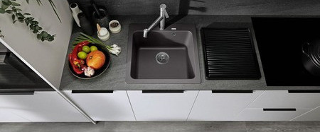 Мойка Blanco NAYA 5 Silgranit черный 526578