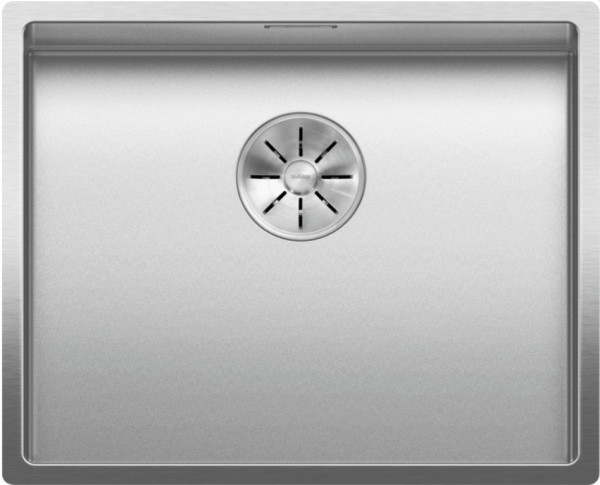 Мойка Blanco Claron 500-U Durinox® отводная арматура InFino® нержавеющая сталь полированная клапан-автомат InFino 523386